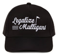 Laser Cut Golf Cap -Legalize Mulligans - Black