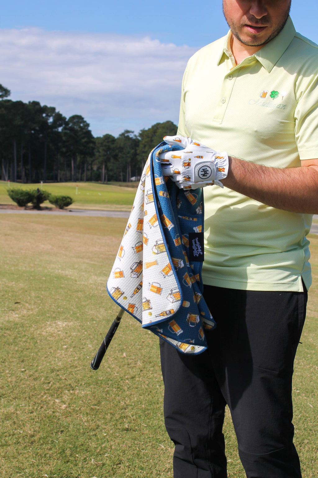 Microfiber Golf Towel - Beer Fore