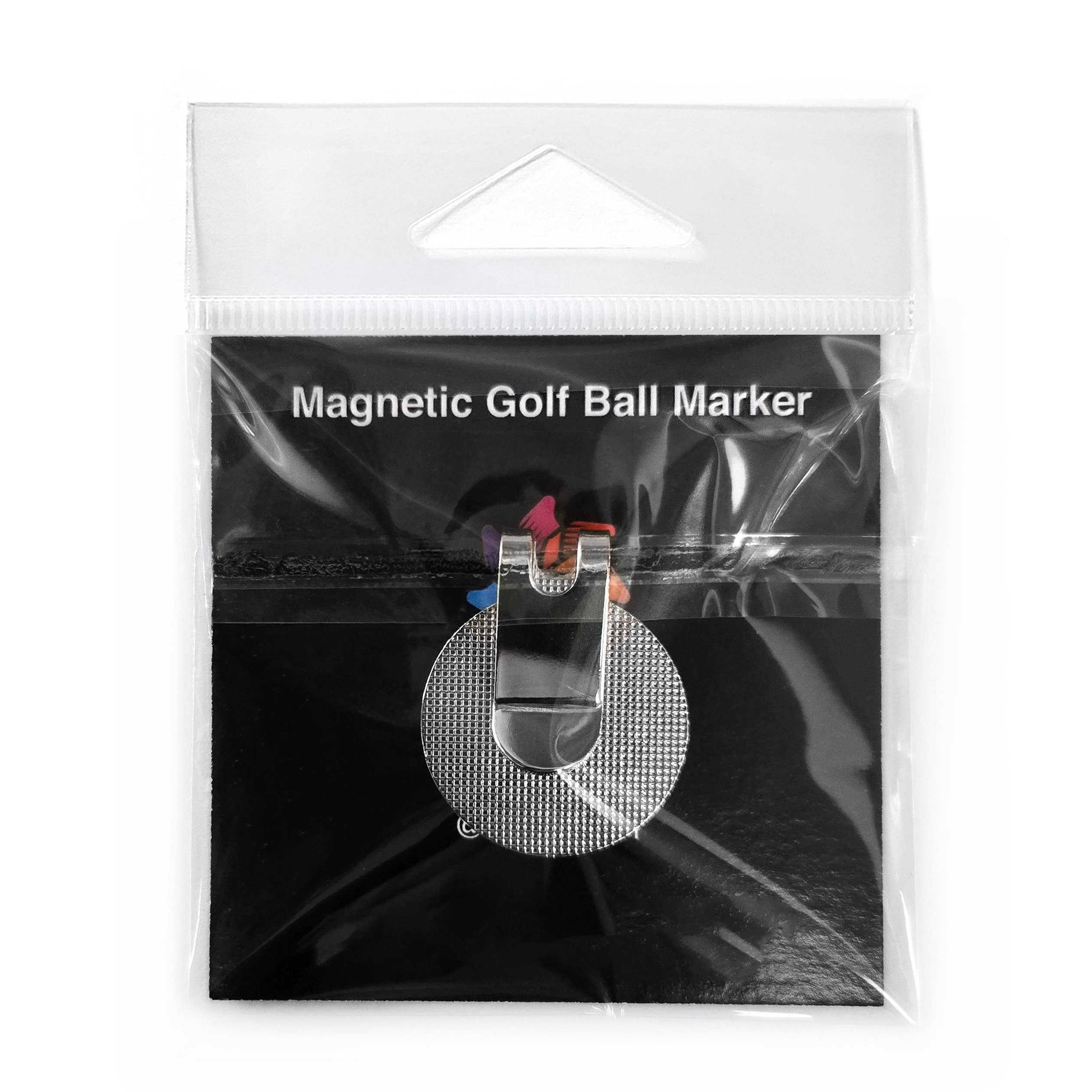 Taco Golf Ball Marker with Magnetic Hat Clip: Hang Tag