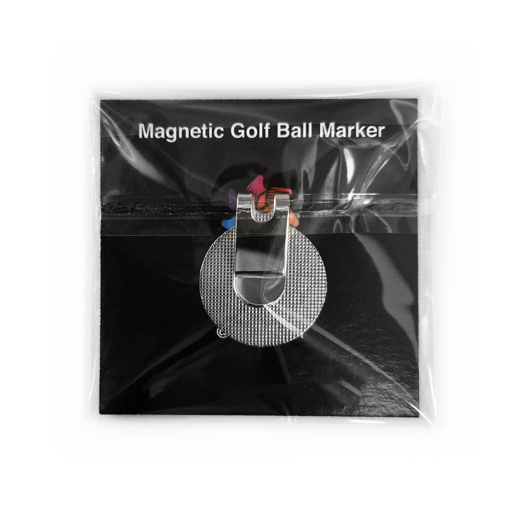 Waffle Golf Ball Marker with Magnetic Hat Clip: Hang Tab