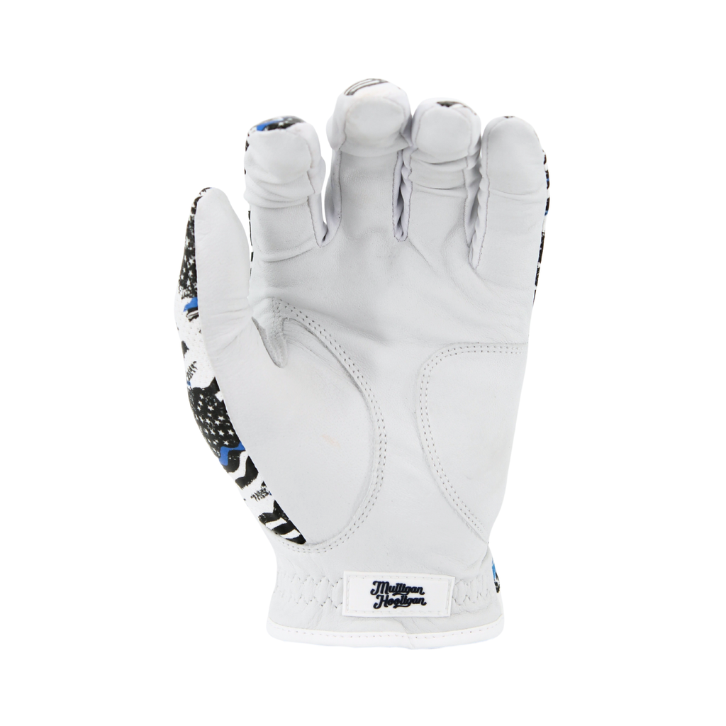 USA Blue Line Men's Golf Glove | MULLIGAN HOOLIGAN®: Blue Line Flag / Worn On Left Hand / Men's Large