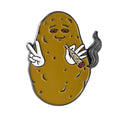 Baked Potato Golf Ball Marker with Magnetic Hat Clip: Hang Tab