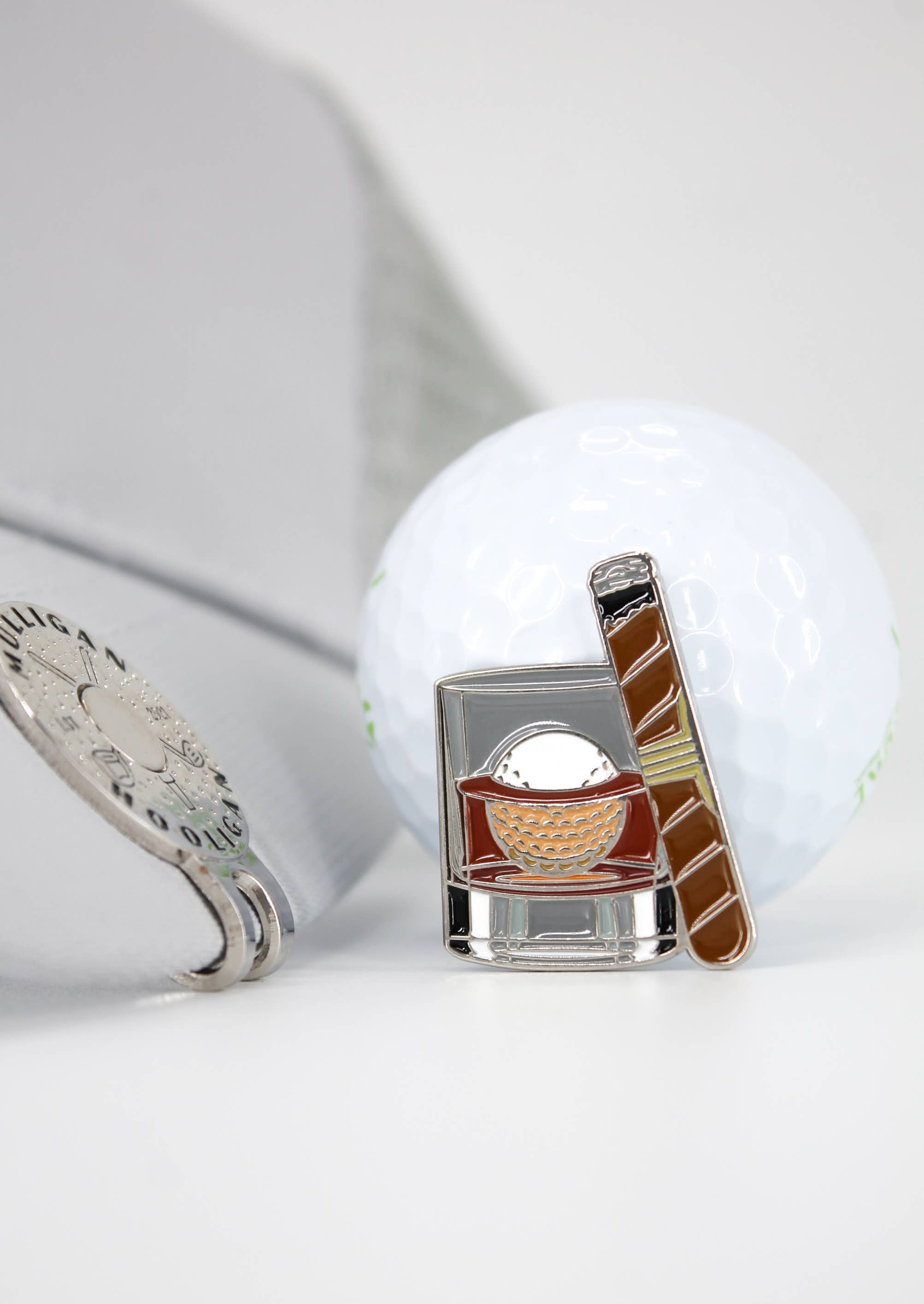 Whiskey & Cigar Ball Marker
