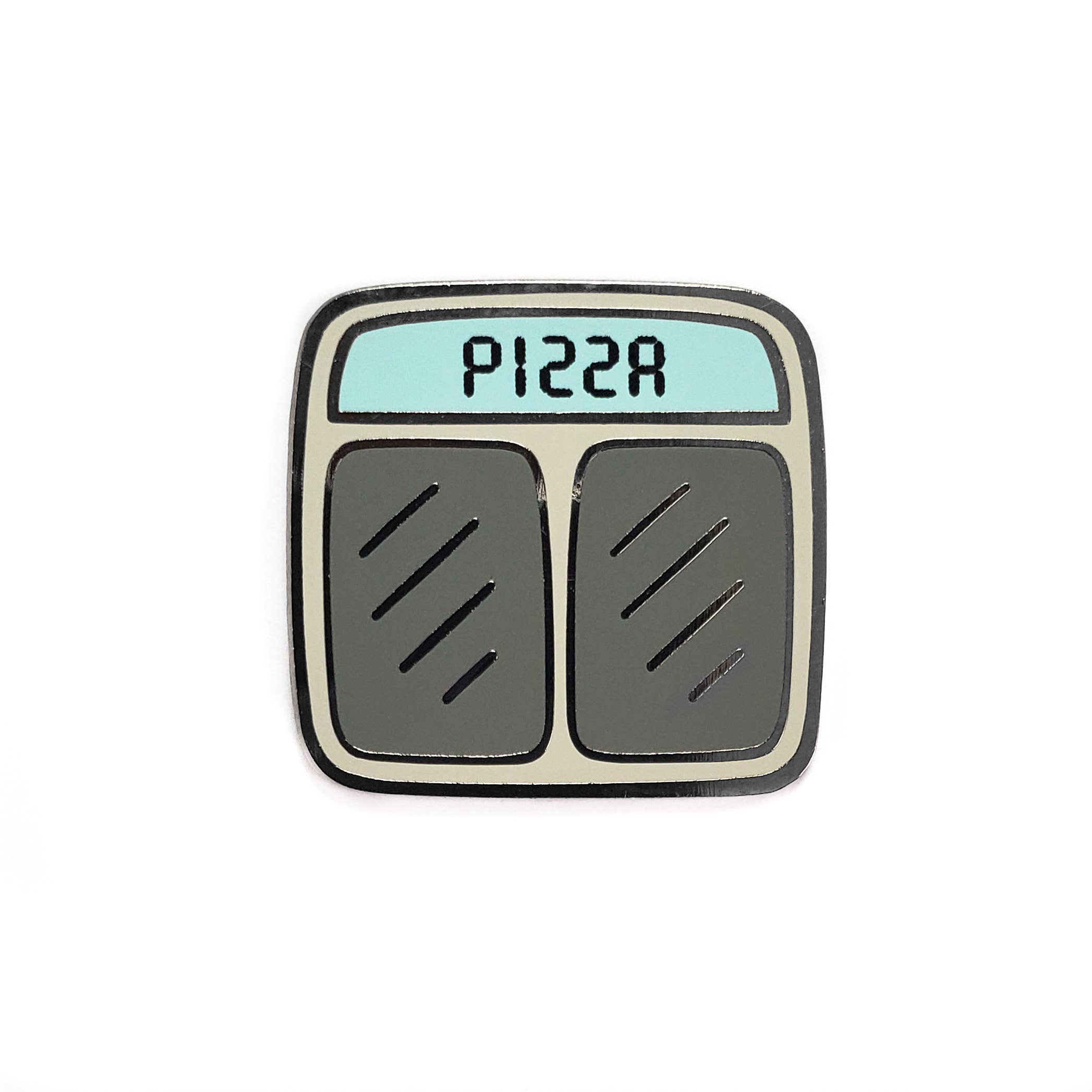 Pizza Scale Golf Ball Marker with Magnetic Hat Clip: Hang Tab