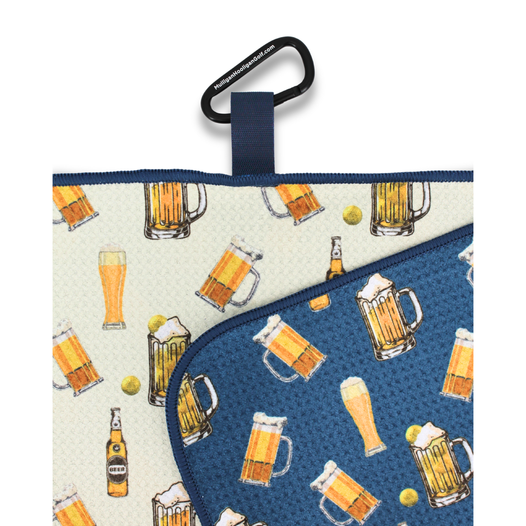 Microfiber Golf Towel - Beer Fore