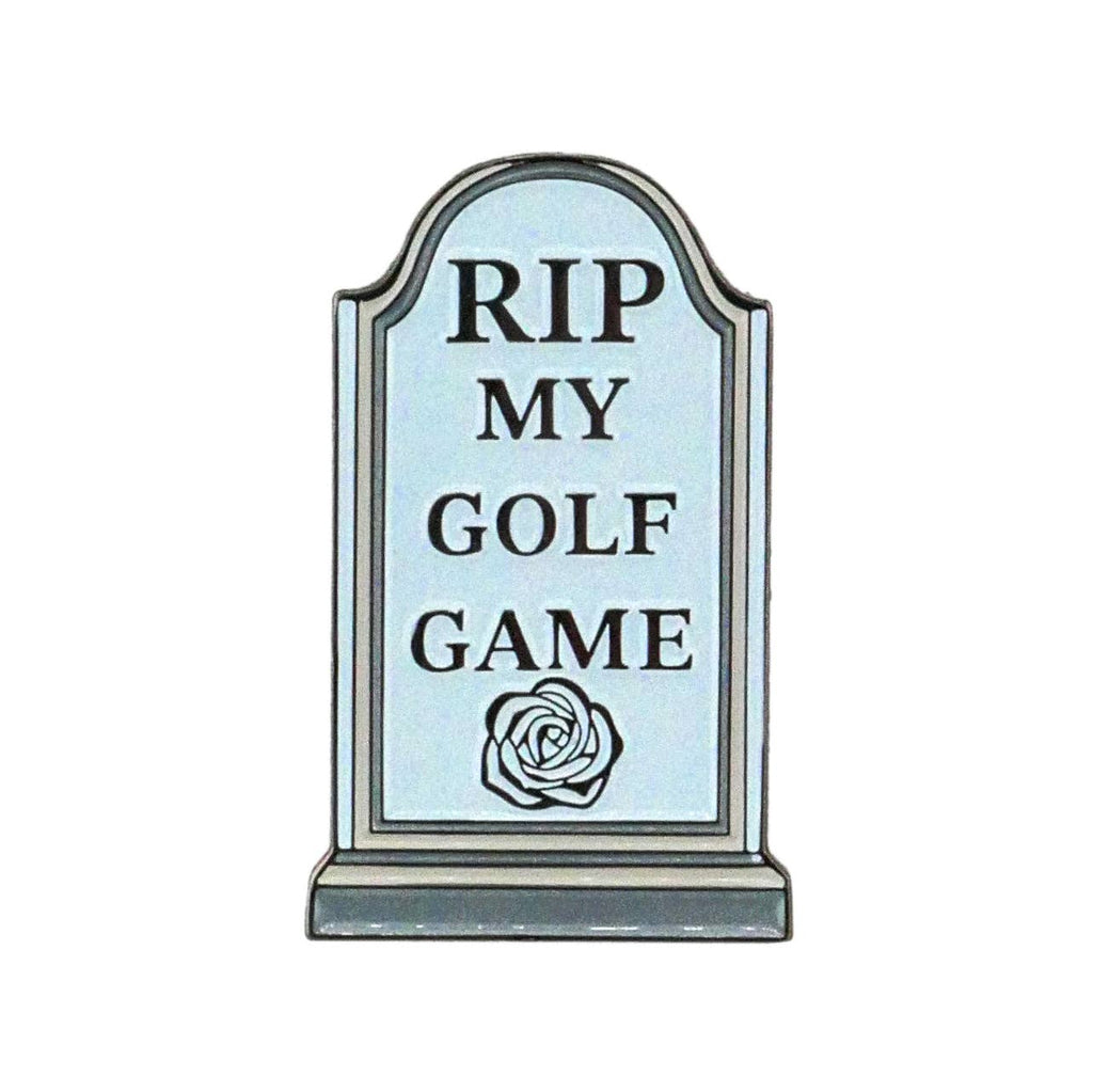 RIP My Golf Game Tombstone Ball Marker