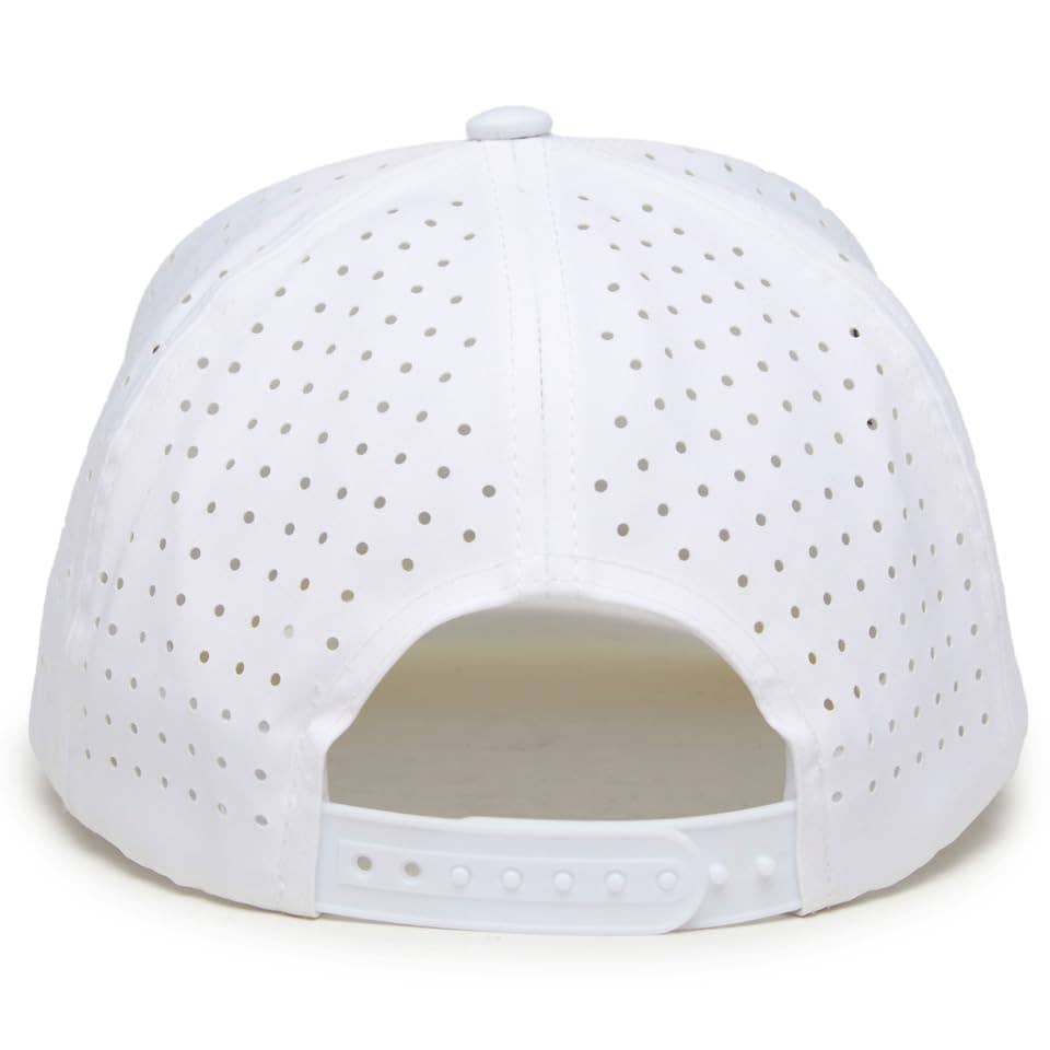 Laser Cut Golf Cap -Legalize Mulligans - White