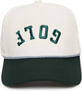 Laser Cut Golf Rope Cap -  Golf - Green/Beige