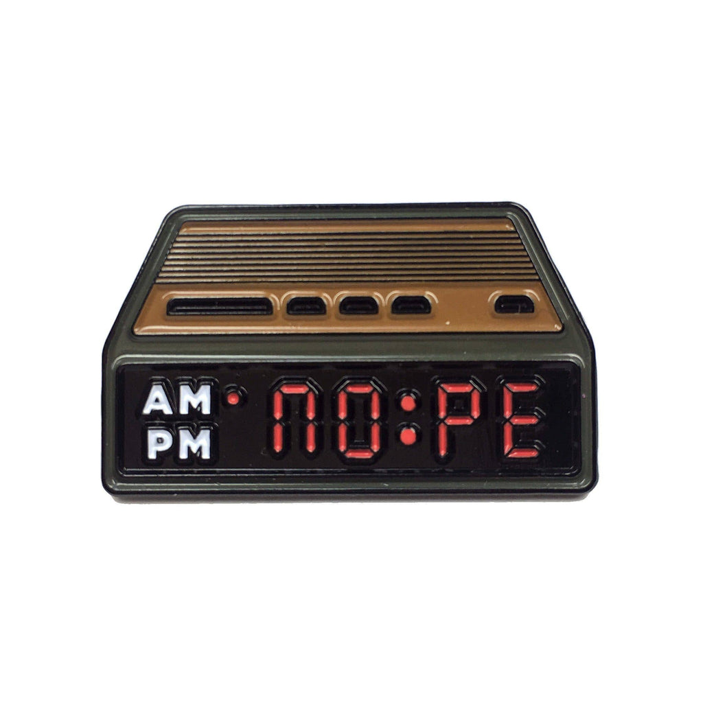 Nope Alarm Clock Golf Ball Marker with Magnetic Hat Clip: Hang Tab