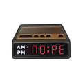 Nope Alarm Clock Golf Ball Marker with Magnetic Hat Clip: Hang Tab