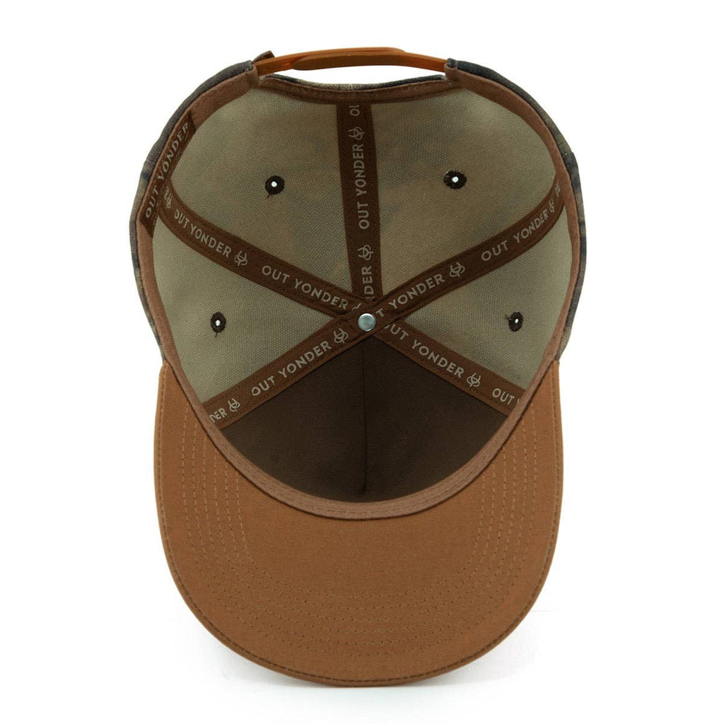 The Fan Club Snapback: Camo & Rust