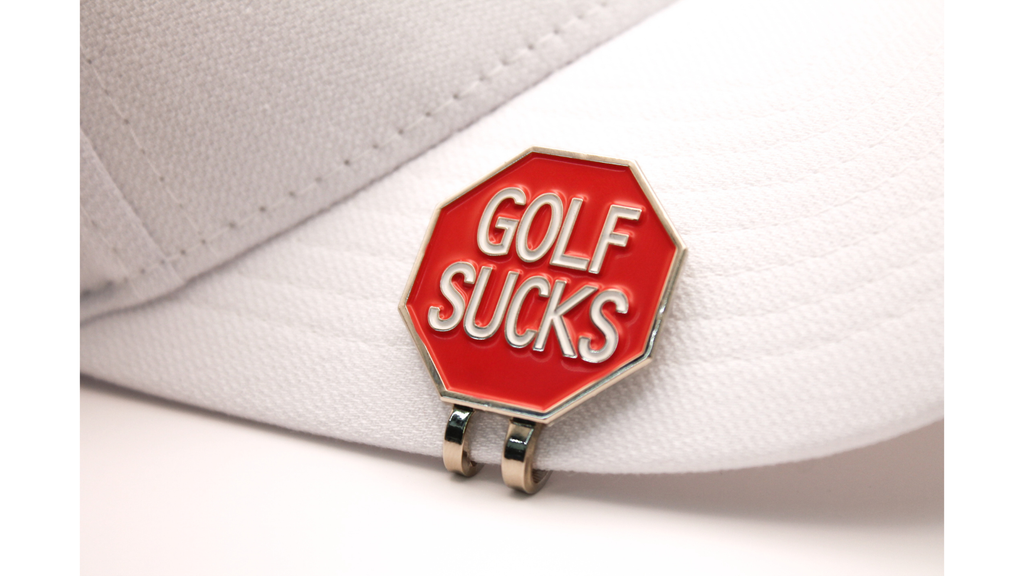 Golf Sucks Ball Marker
