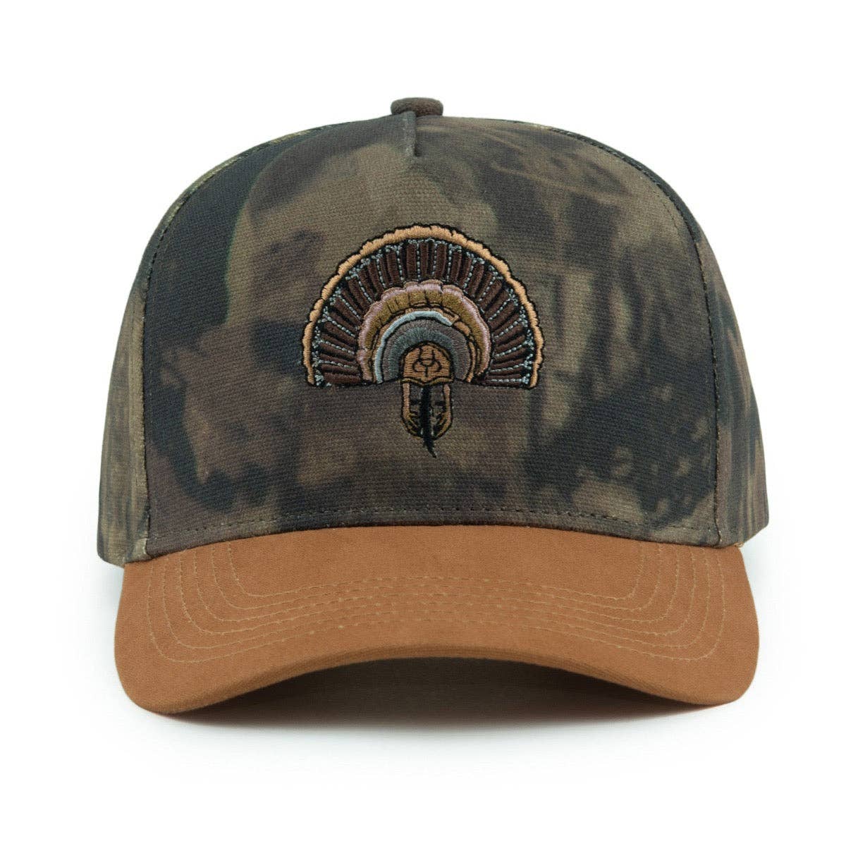 The Fan Club Snapback: Camo & Rust