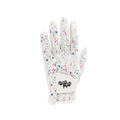 White Paint Splatter Golf Glove: Large Worn On Left Hand
