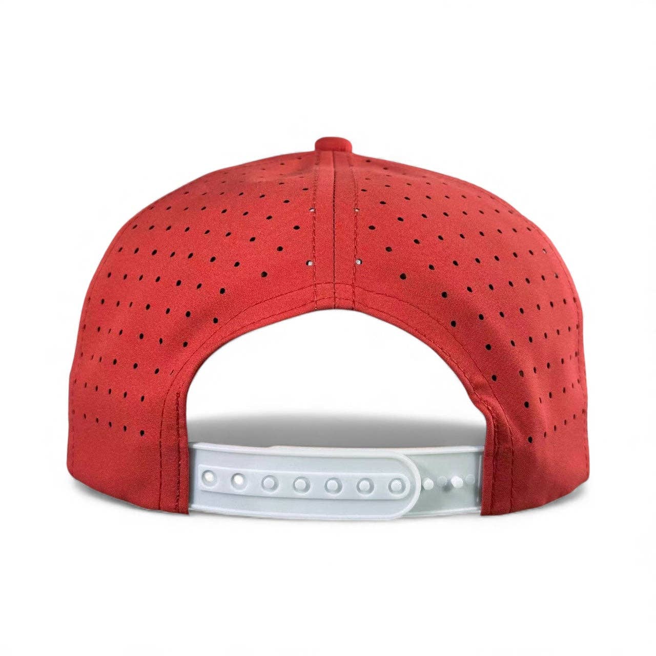 Missing Milk Golf Hat | Snapback Cap | Built-in Magnetic Ball Marker Holder + Marker Included | Missing Golf Ball | Adjustable Red